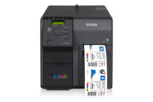 Printer for glossy labels
